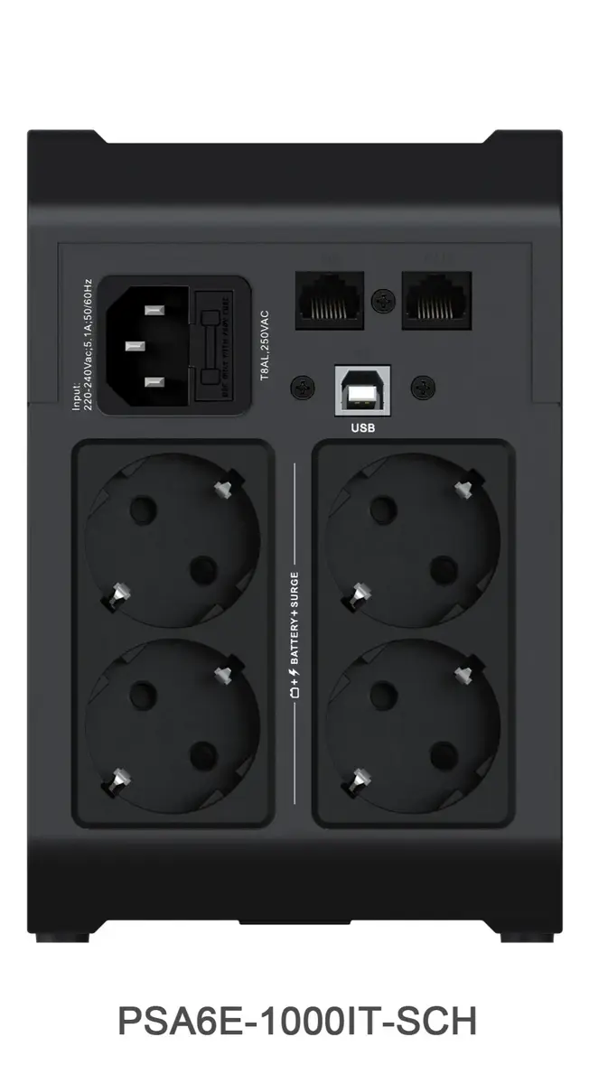 ИБП Vertiv PowerUPS 200 PSA6E-1000IT-SCH 1000VA/525W Photo 3