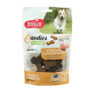 Лакомство для дрессировки собак ZOLUX CANDIES maxi cubes 150 г — мягкие поощрительные кусочки