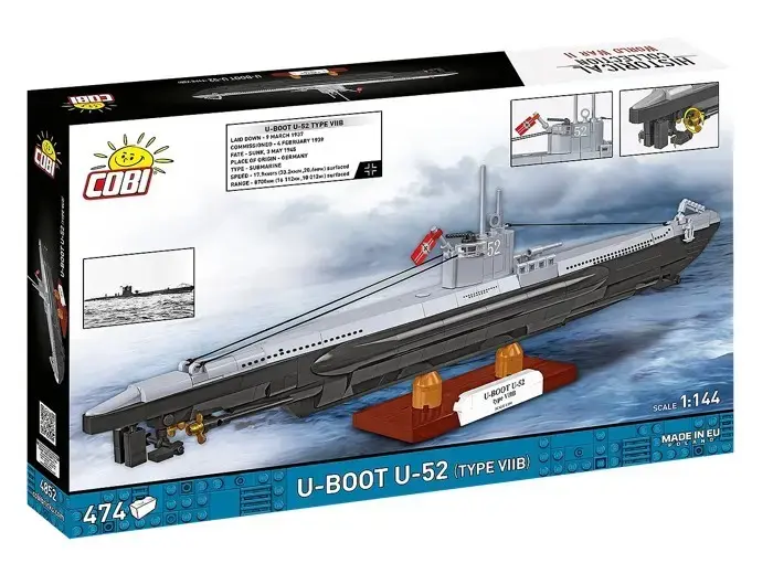 Cobi U-Boot U-52 construction set — 474 pcs Photo 2
