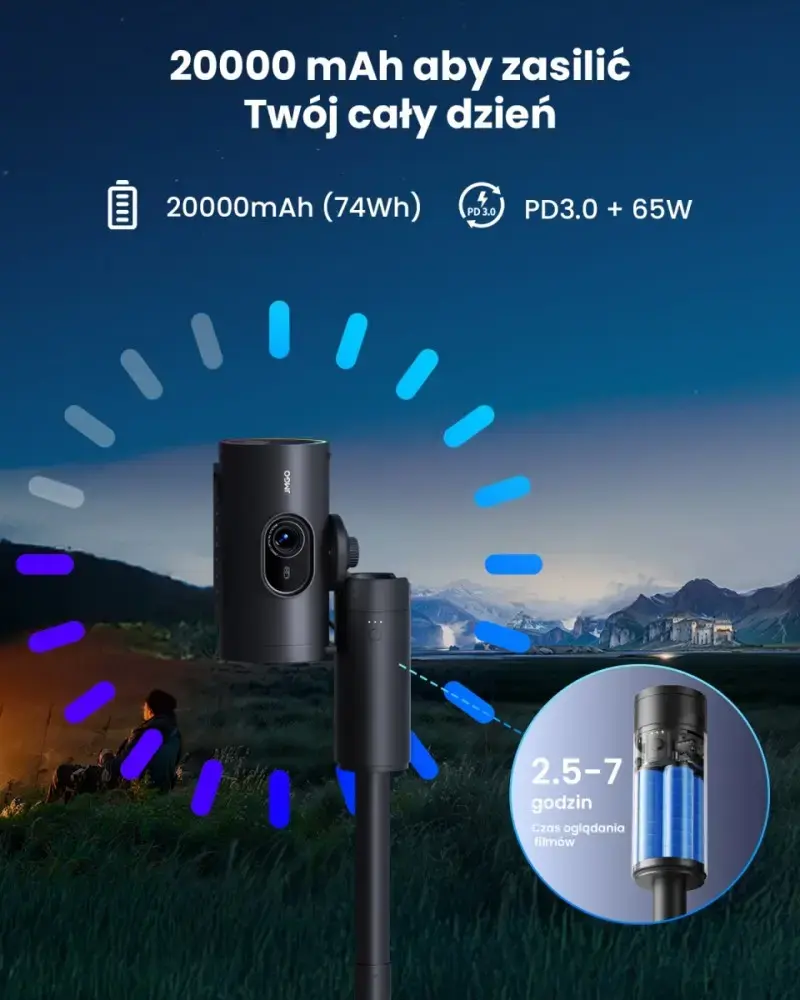 JMGO Power Bank with Tripod P0X1 портативный пауэрбанк Photo 3