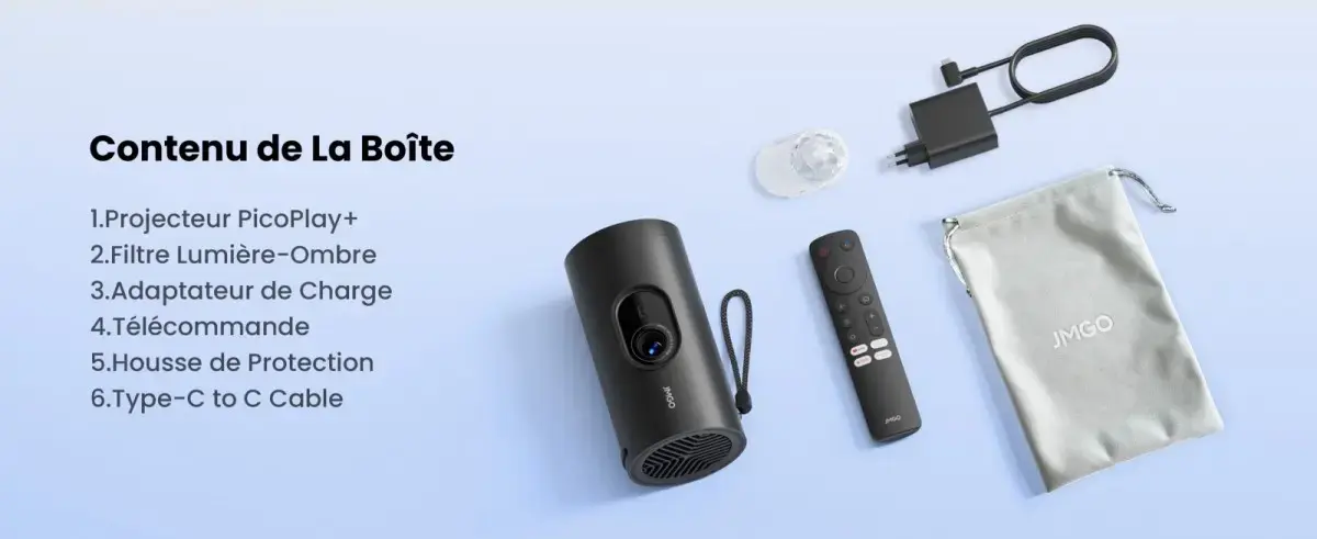 JMGO PicoPlay+ портативный пикопроектор комплект Photo 9