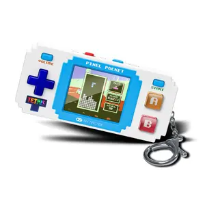 Portable game console DREAMGEAR DGUNL-7083 with 1.8" (4.57 cm) display, analogue controls, D-pad, AAA battery, blue/white
