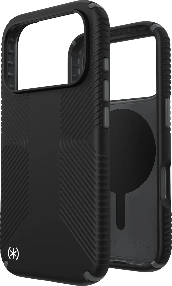 Speck Presidio2 Grip + MS Apple iPhone 17 Pro Case Black Photo 3