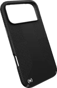 Speck Presidio2 Grip + MS iPhone 17 Pro Max Cover Black Polycarbonate with Microban