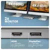 AXAGON USB‑C хаб HMC-CUB83X2 — 7‑в‑1 Dual 4K Photo 5