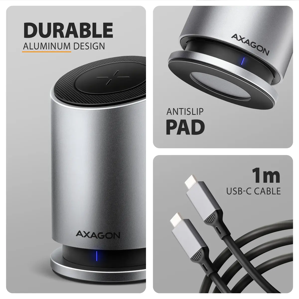 AXAGON HMC-WL9 USB-C 9‑в‑1 док-станция Photo 6