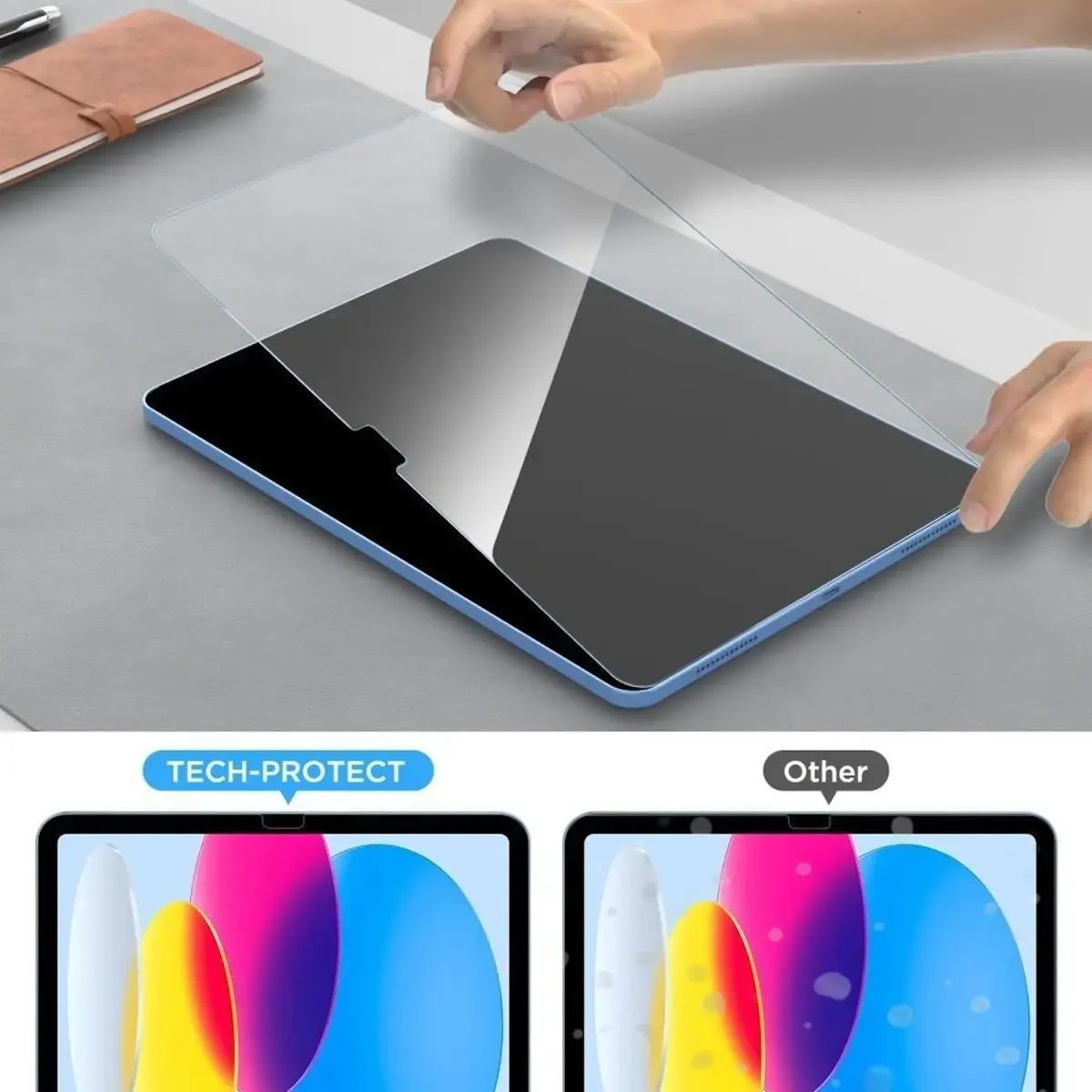 Tech-Protect Glass Fit+ 2-pack for Lenovo IdeaTab 11.0 Photo 4