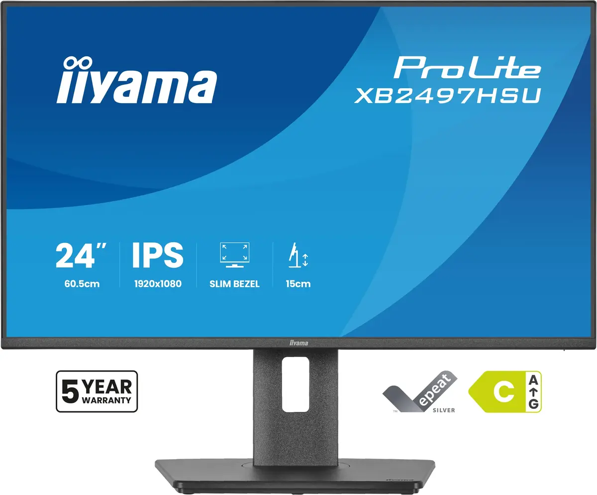IIYAMA ProLite XB2497HSU-B1 23.8" IPS Full HD монитор Photo 2