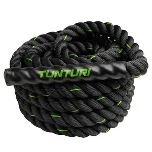Battle rope Tunturi 12 m — fitness rope for strength and cardio training