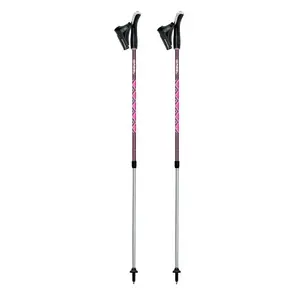 Regulējamas pārgājienu nūjas Gabel RITMO Entry level 77–130 cm, fuksija