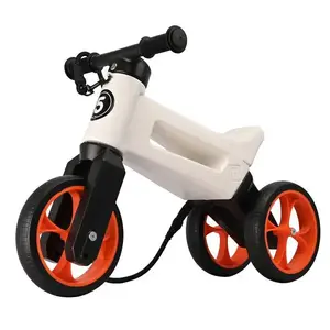 Bezpedāļu velosipēds Funny Wheels Rider Super Sport — balts/oranžs, modelis 515753