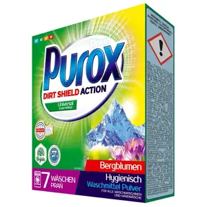 Mājai paredzēts atkaļķošanas pulveris Purox Universal 490 g — līdzeklis tējkannām, kafijas automātiem, gludekļiem