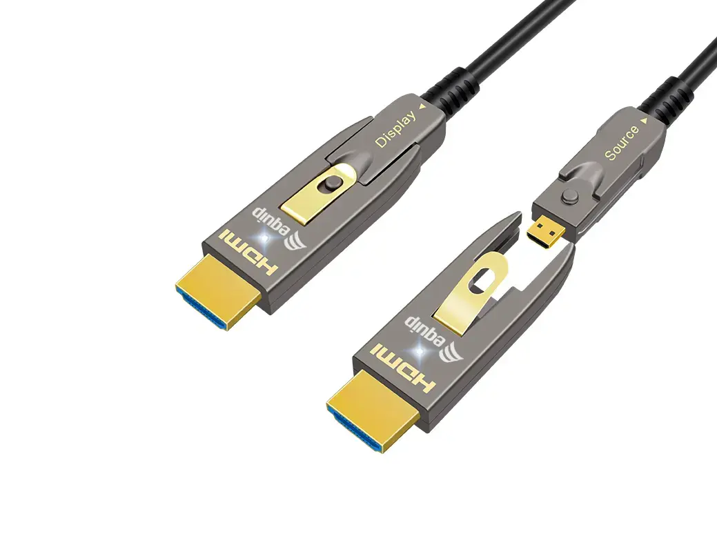 EQUIP HDMI 2.1 aktīvais optiskais kabelis 20 m Photo 2