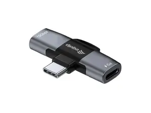 Adapter USB-C OTG 2-in-1 EQUIP 133479 — 100W PD, 10Gbps, 1x USB-C to 2x USB-C, grey