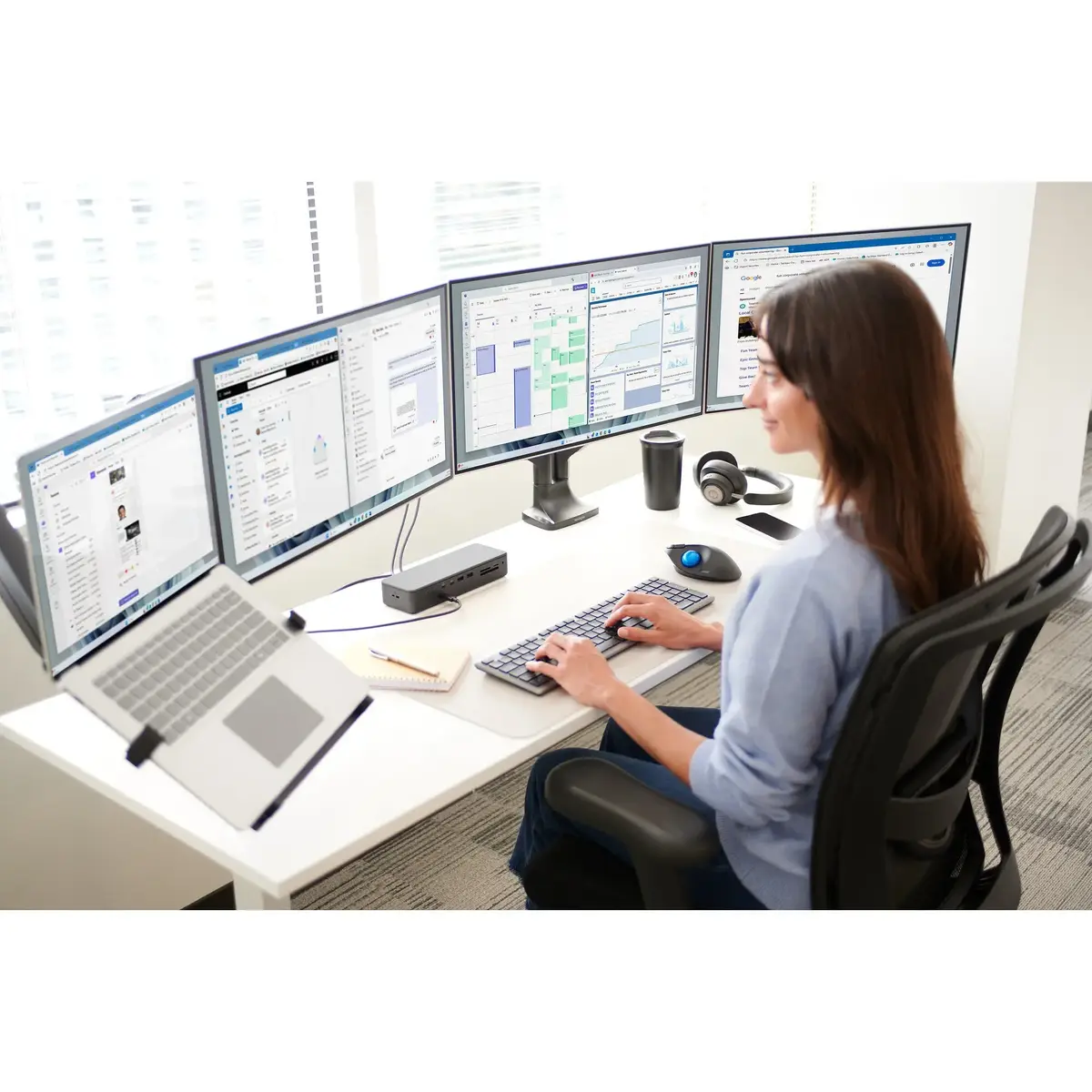 KENSINGTON KB535 EQ Rechargeable Multi-Device клавиатура Photo 9