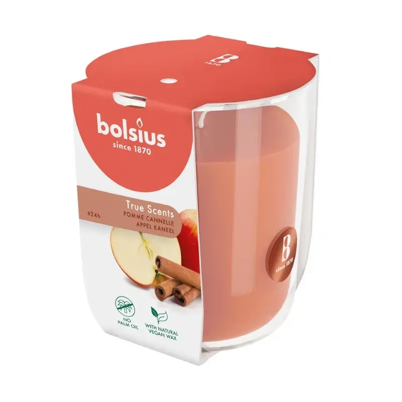 Aromātiskā svece stikla traukā bolsius Ø80×73 mm Photo 2