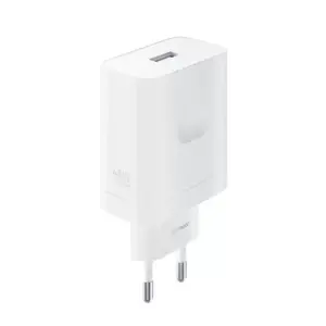 Mobile device charger REALME RMTC45W 45W White — indoor AC fast charger, USB-A 1 port, 100–240V input, up to 11V output