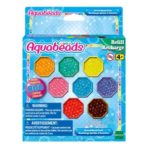 Bērnu radošais komplekts Aquabeads 31520 — plastmasas daudzkrāsainas pērlītes, 4+