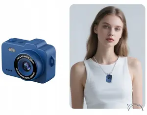 Keychain Camera Xrec X8 12MP in Blue — compact wearable camera 12 MP