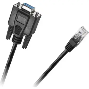 RS232 cable adapter No name KPO3432-1.8 — RS232 female socket to RJ45 plug, 1.8 m