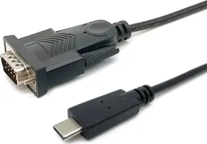 USB-C to Serial DB9 (RS232) adapter MANHATTAN PL2303GT with 1 m integrated cable