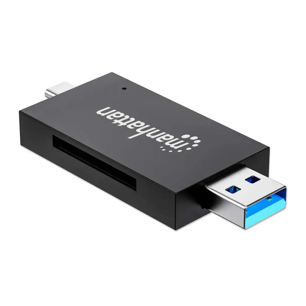 MANHATTAN USB‑A/USB‑C kombinētais karšu lasītājs 5 Gbps Photo 3