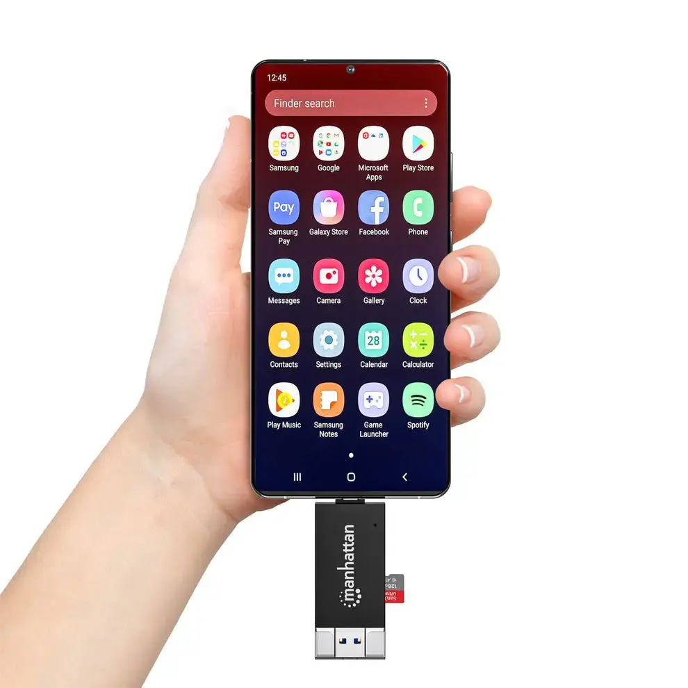 MANHATTAN USB‑A/USB‑C kombinētais karšu lasītājs 5 Gbps Photo 8