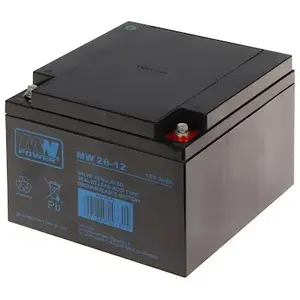 Sealed lead-acid battery MW Power 12V 26Ah for UPS and backup power