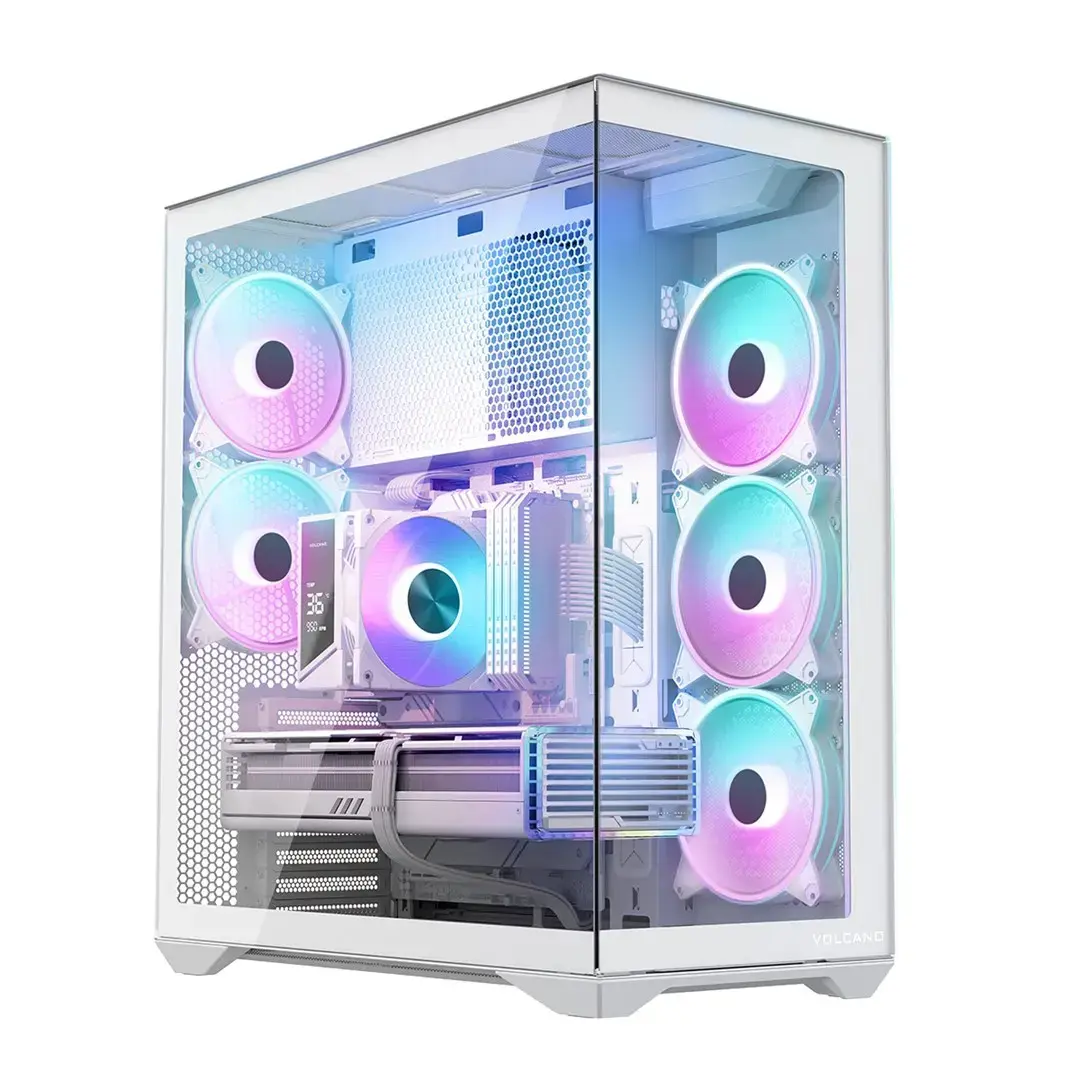 Korpuss MODECOM Volcano SPACE XL ARGB FULL TOWER 5F White Photo 2