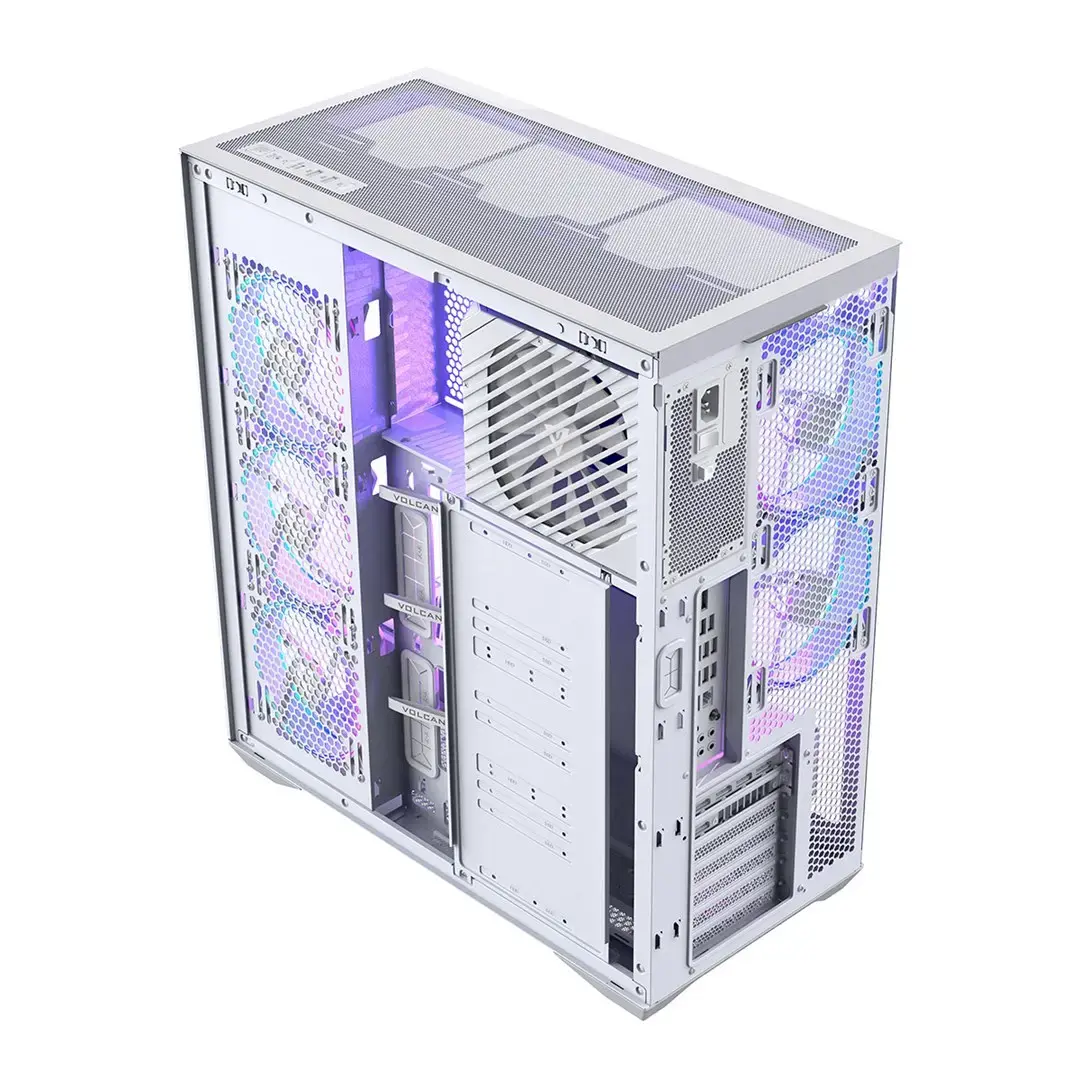 Korpuss MODECOM Volcano SPACE XL ARGB FULL TOWER 5F White Photo 10