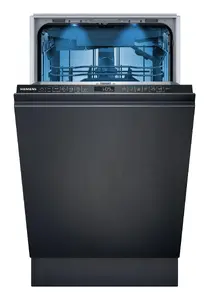 Siemens iQ500 SR65EX09ME pilnībā iebūvējama šaurā trauku mazgājamā mašīna 10 vietas 44 dB klase B