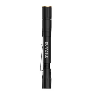 Flashlight Duracell DF400R Gift Box — rechargeable handheld torch, black