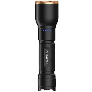 Фонарь Duracell DF2500R — чёрный, ручной перезаряжаемый