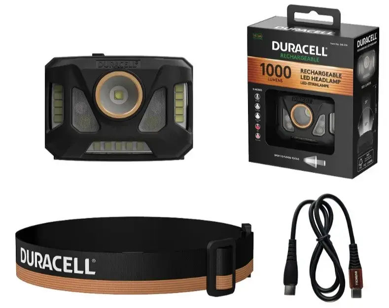 Налобный фонарь Duracell DH1000R Photo 6