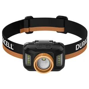 Duracell lukturis DH850R Gift Box — melns/oranžs, valkājams bezroku apgaismojums