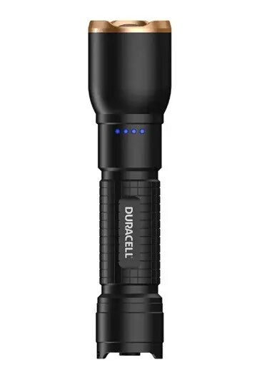 Lukturis Duracell DF750R melns — kompakts