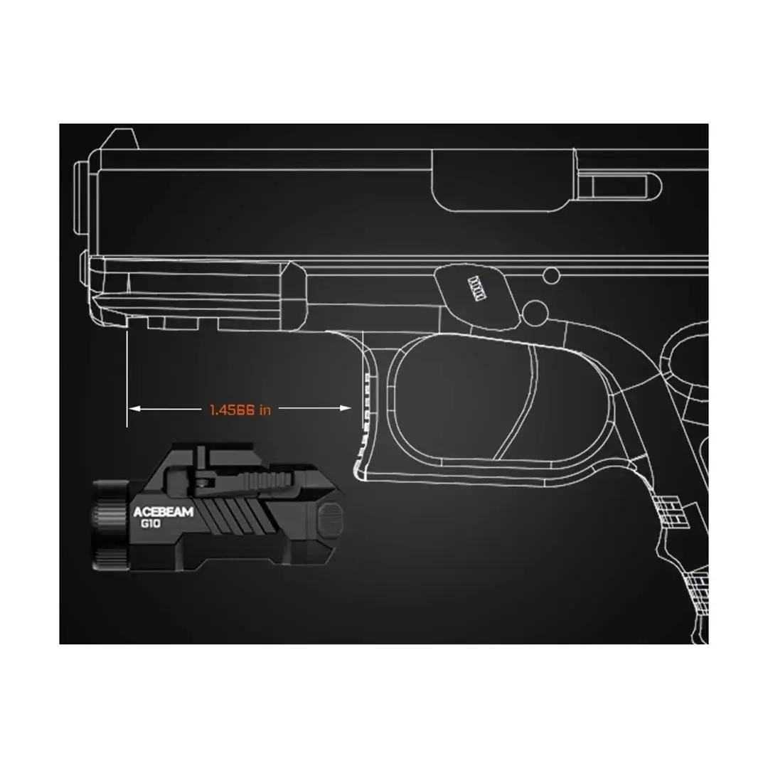 Ручной перезаряжаемый фонарь AceBeam G10 Photo 3