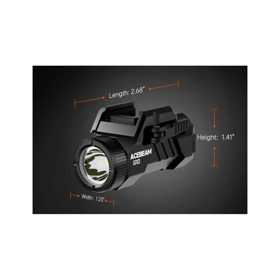 Ручной перезаряжаемый фонарь AceBeam G10 Photo 4