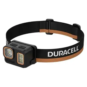 Luktura galvas Duracell DH500R — melna/oranža