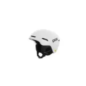 Open-face helmet POC Obex MIPS — in-mold hard shell, M/L (55–58 cm), ABS shell, EPS foam, matt white, 500 g