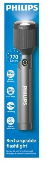 Philips Перезаряжаемый фонарь USB-C 770 лм Photo 2