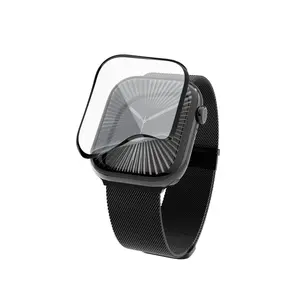 Защитное стекло Epico Flexiglass с аппликатором для Apple Watch 44mm