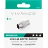 Antenna adapter Vivanco Socket VVANADATFF Photo 2