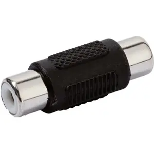 Audio adapter Vivanco RCA to RCA — stereo male-to-female inline connector