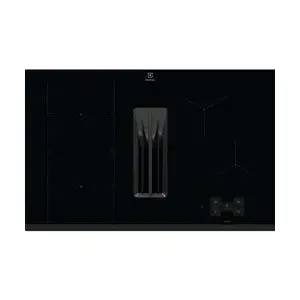 Built-in induction hob with integrated hood Electrolux ECC8549, 80 cm