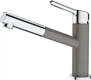 Brīvi stāvošais virtuves jaucējkrāns Franke Orbit, akmens pelēks, modelis 115.0623.141