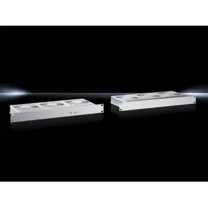 Fan panel Rittal 3342024 — built-in 3-fan unit, airflow 480 m³/h, white