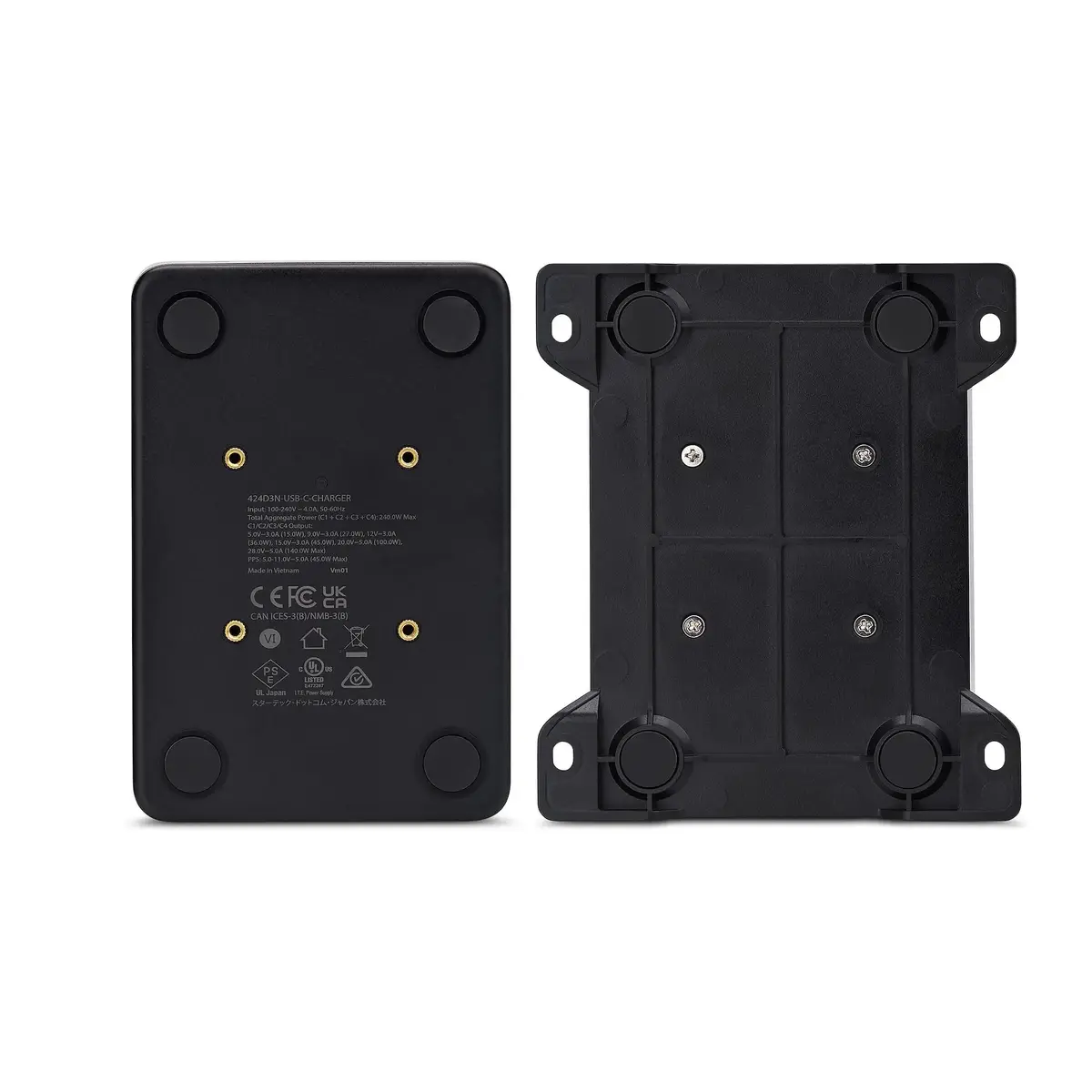 StarTech USB‑C lādētājs 4 porti 240W (140W ports) Photo 5