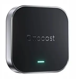 CarPlay/Android wireless car adapter Ottocast OttoAibox E2 — wireless connection for smartphone mirroring