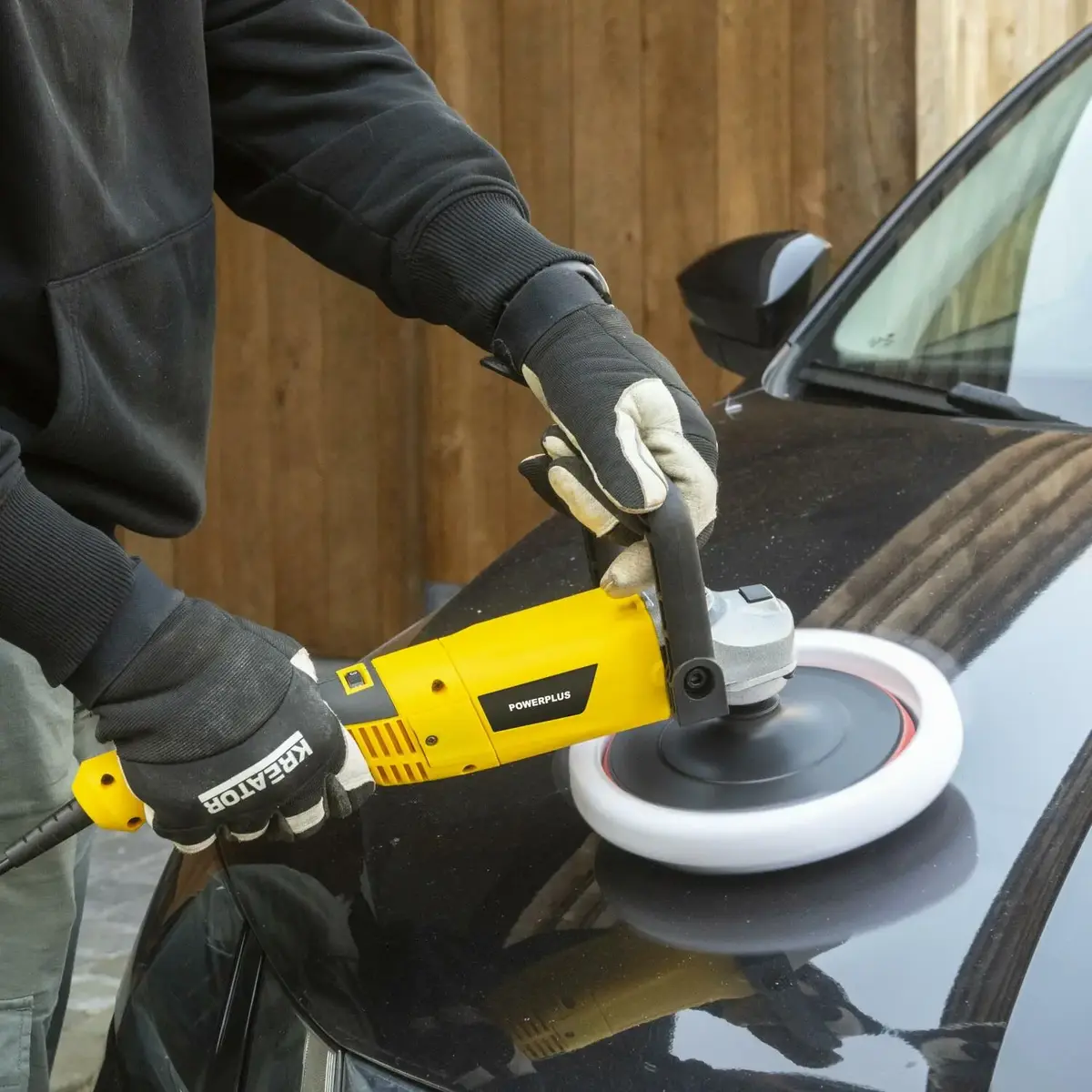 Angle Polisher POWERPLUS POWX04740 1200 W Ø180 Photo 6